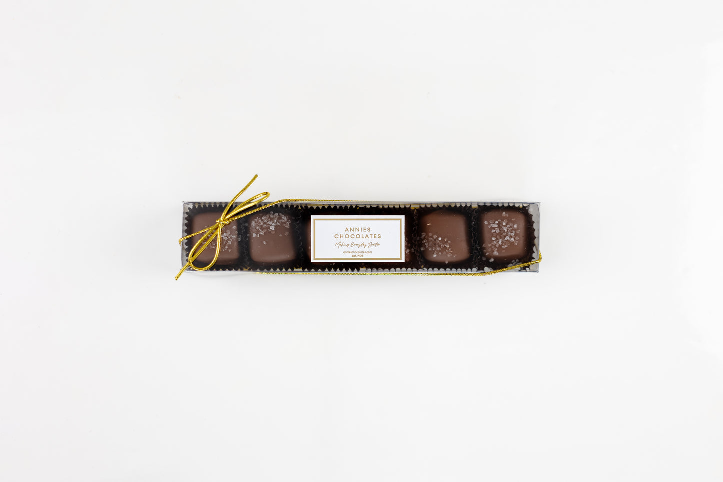 Milk Chocolate Sea Salt Caramels 6pc.