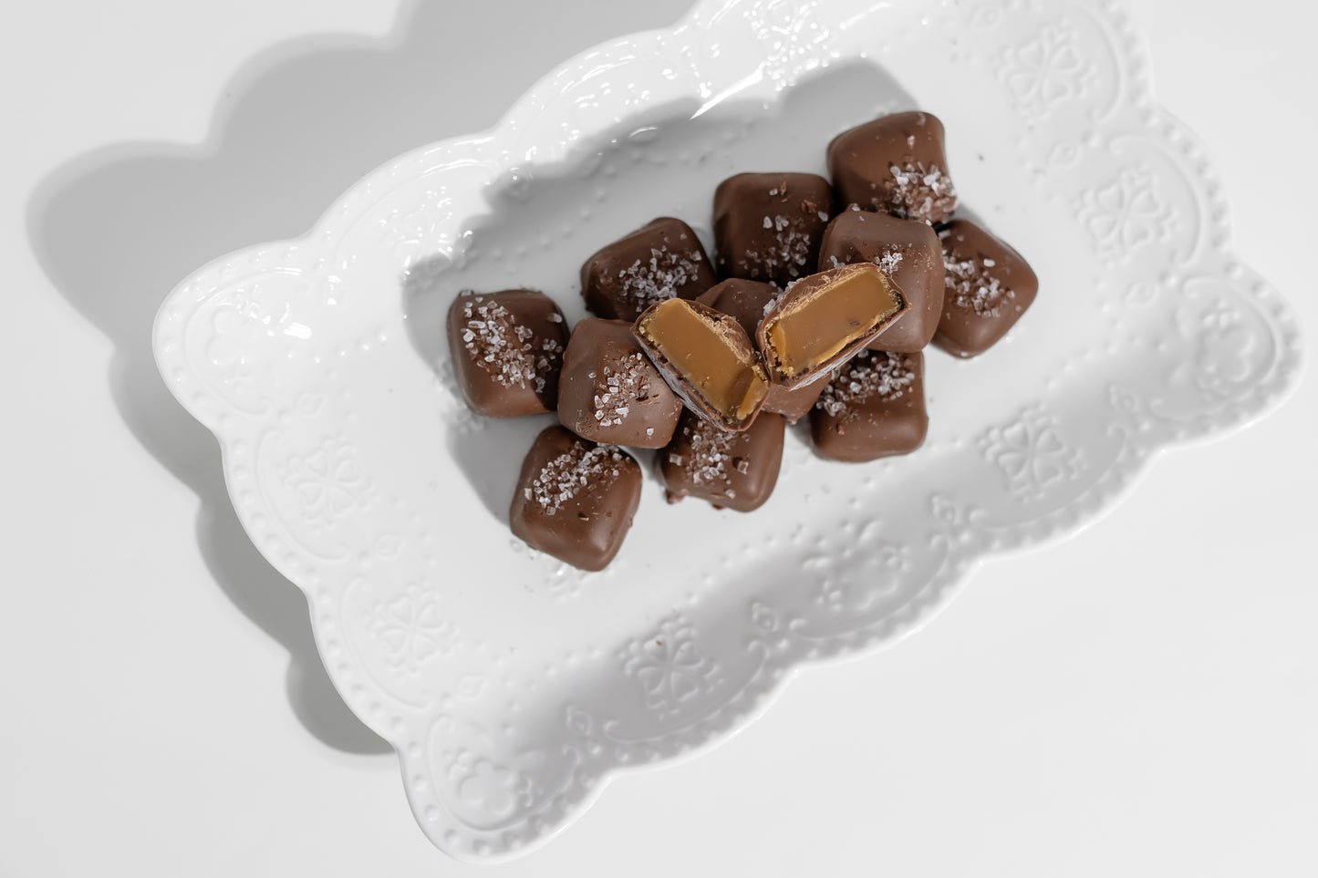Milk Chocolate Sea Salt Caramels 24pc.