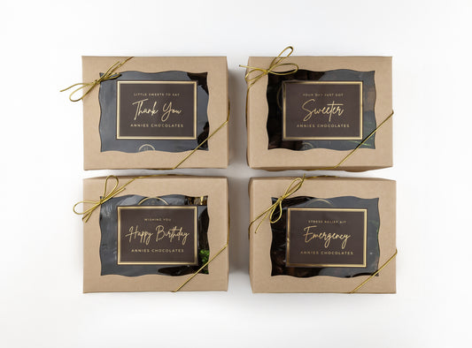 Novelty Gift Boxes Small - Dark Chocolate
