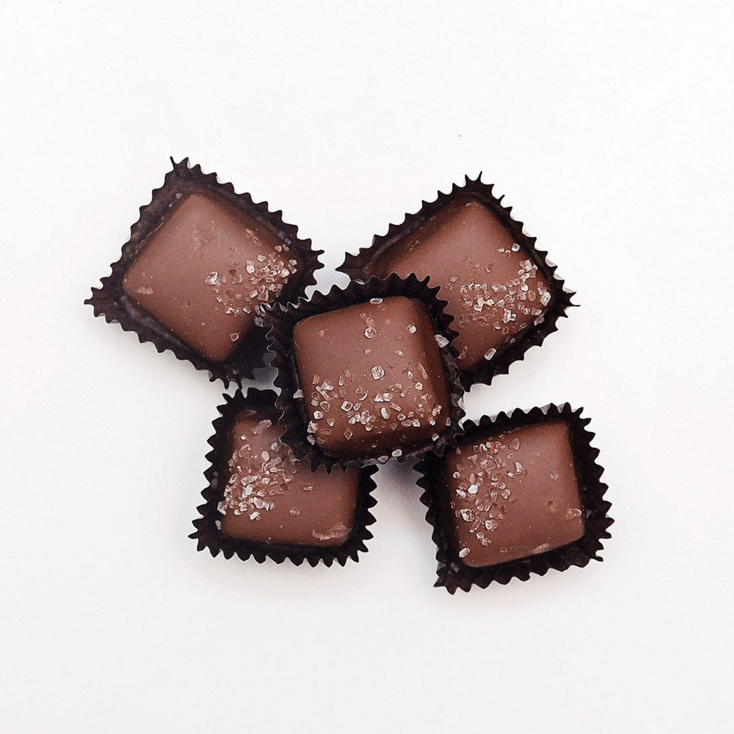 Sea Salt Caramels Milk Chocolate | Annie's Chocolates