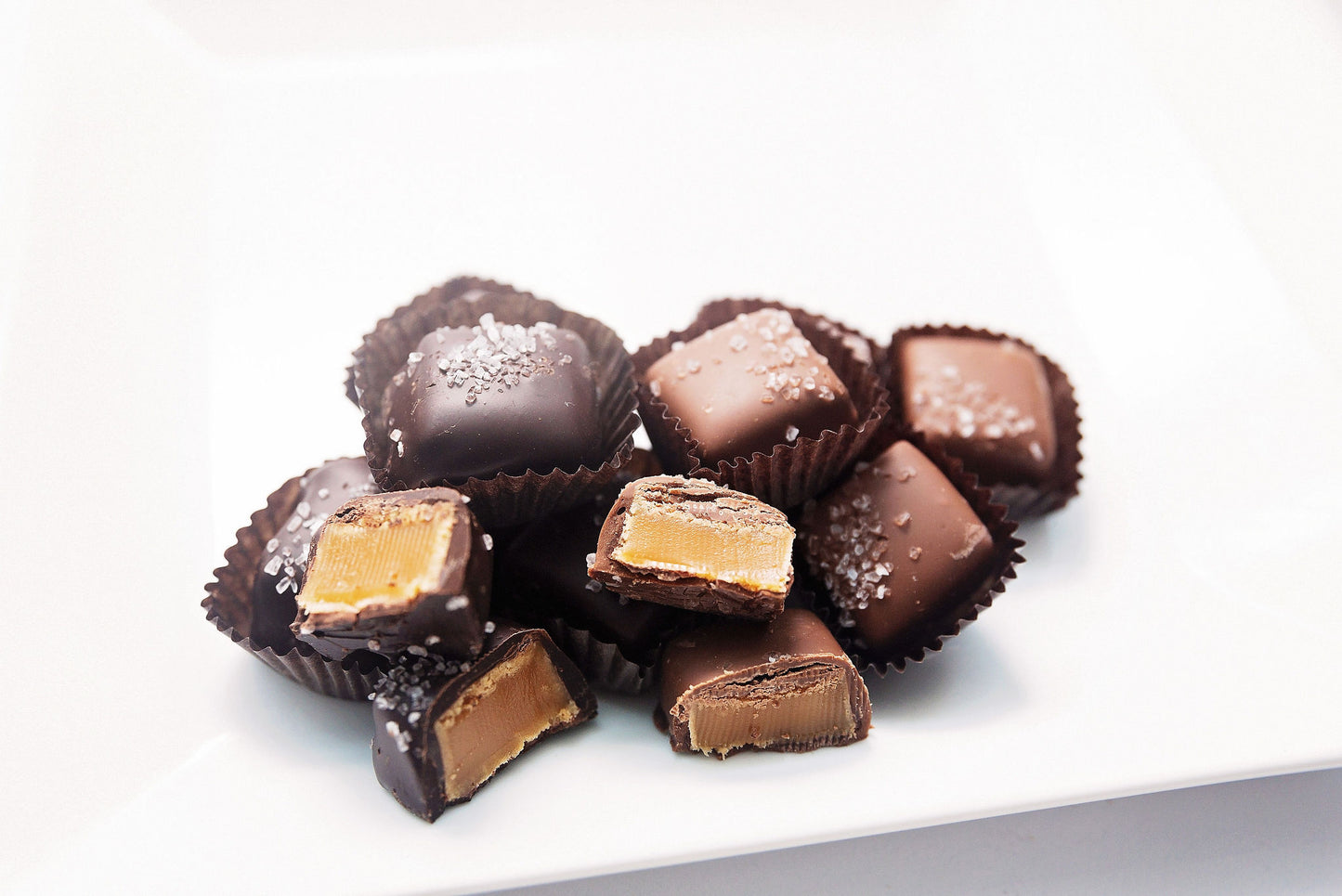 Sea Salt Caramels Chocolate | Annie's Chocolates